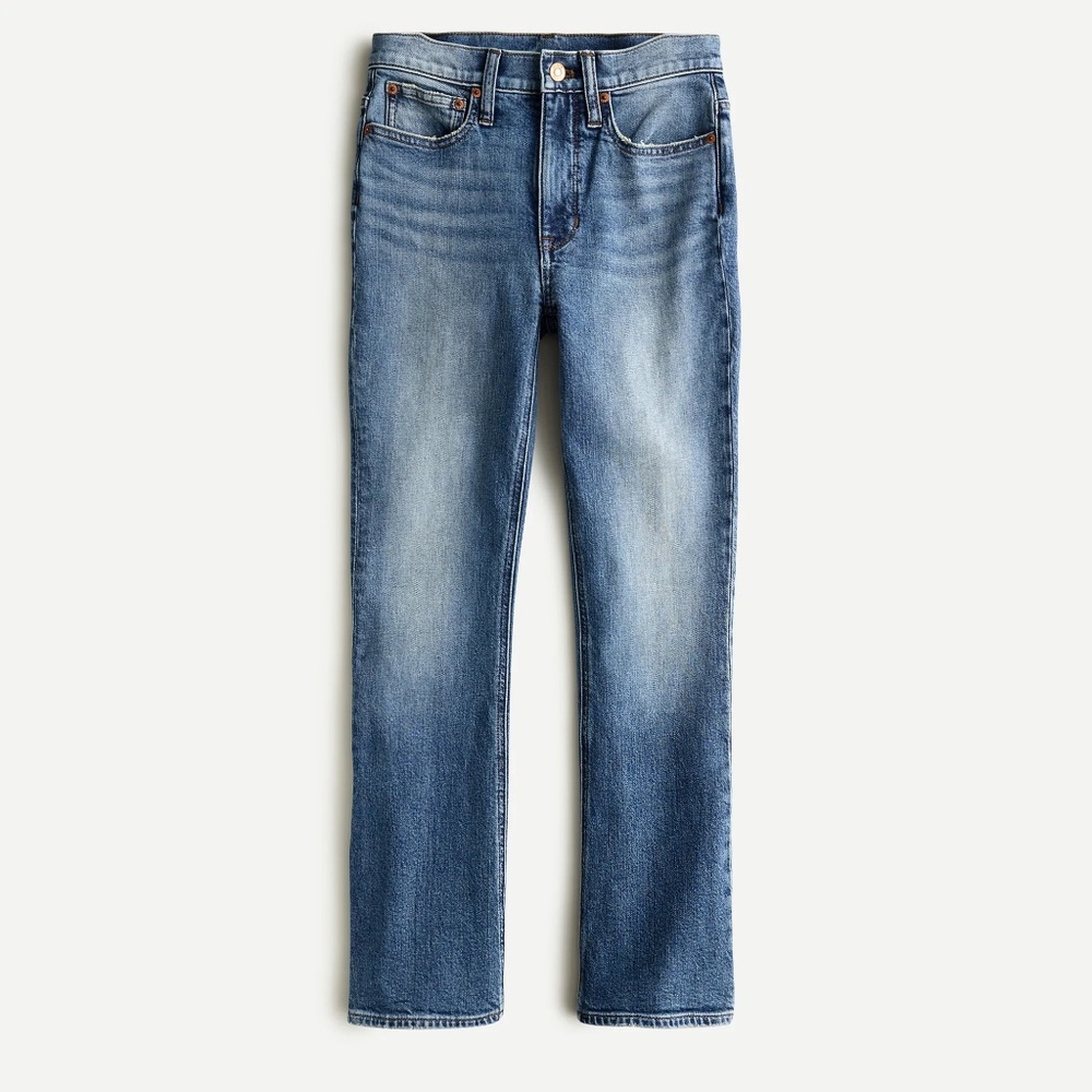 J. Crew 9" demi-boot crop jean in Indigo Jones wash (29) NWT